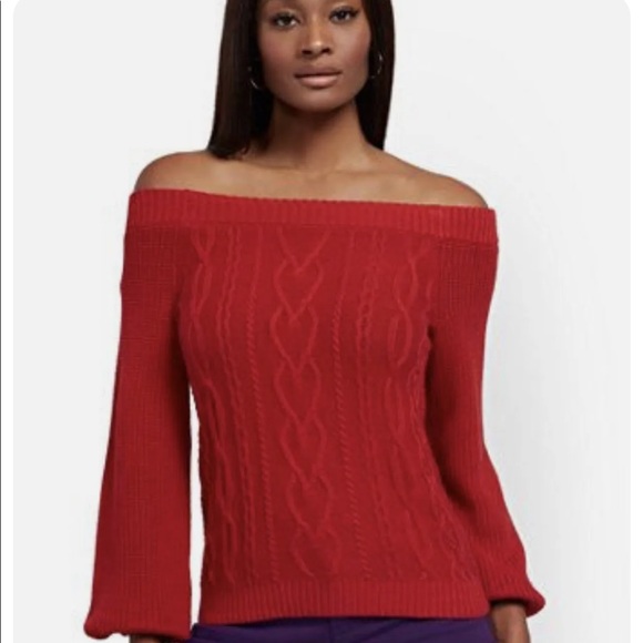 New York & Company Sweaters - Off the shoulder sweater top